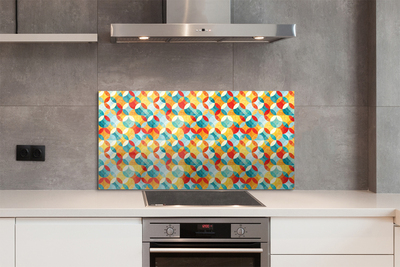 Kitchen Splashback colorful pattern