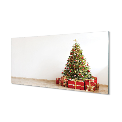 Kitchen Splashback Christmas tree decoration gifts
