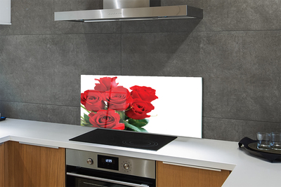 Kitchen Splashback bouquet of roses