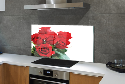 Kitchen Splashback bouquet of roses