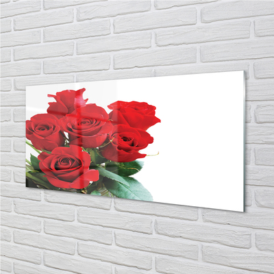 Kitchen Splashback bouquet of roses