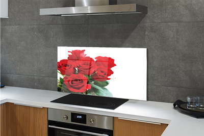 Kitchen Splashback bouquet of roses