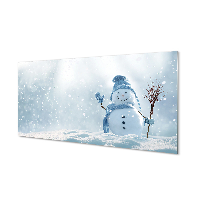 Kitchen Splashback snowman