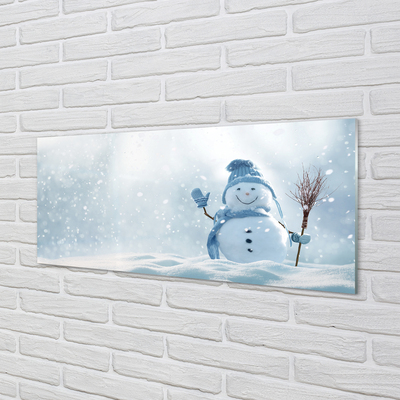 Kitchen Splashback snowman