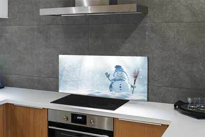 Kitchen Splashback snowman