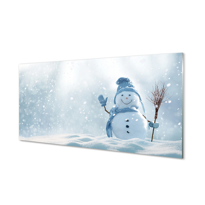 Kitchen Splashback snowman