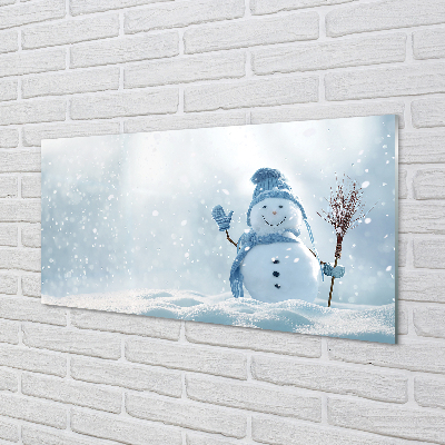 Kitchen Splashback snowman