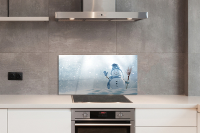 Kitchen Splashback snowman