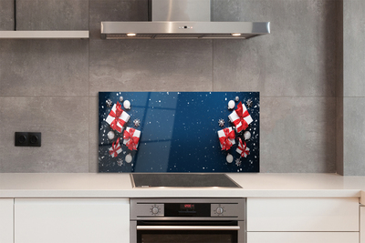 Kitchen Splashback The gifts Snow