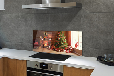 Kitchen Splashback Gifts Christmas lights fireplace