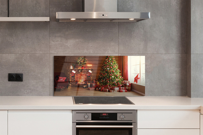 Kitchen Splashback Gifts Christmas lights fireplace