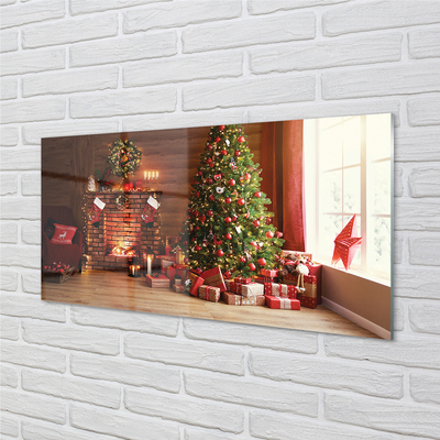 Kitchen Splashback Gifts Christmas lights fireplace