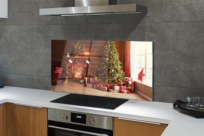 Kitchen Splashback Gifts Christmas lights fireplace