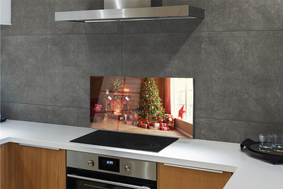 Kitchen Splashback Gifts Christmas lights fireplace