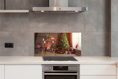 Kitchen Splashback Gifts Christmas lights fireplace