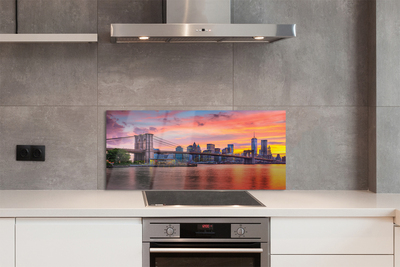 Kitchen Splashback Sunrise bridge