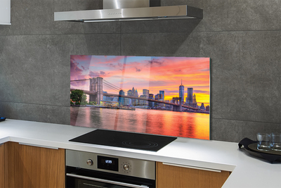 Kitchen Splashback Sunrise bridge