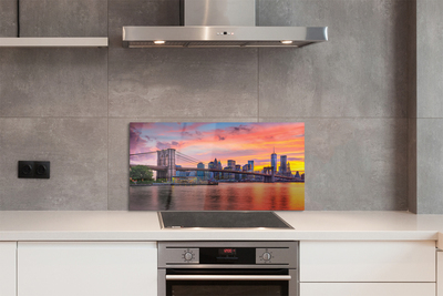 Kitchen Splashback Sunrise bridge