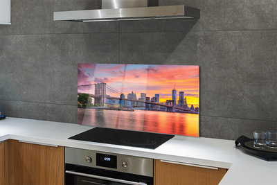 Kitchen Splashback Sunrise bridge