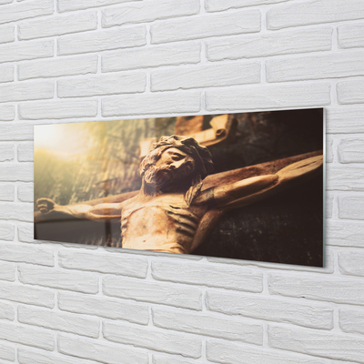 Kitchen Splashback Jesus wood