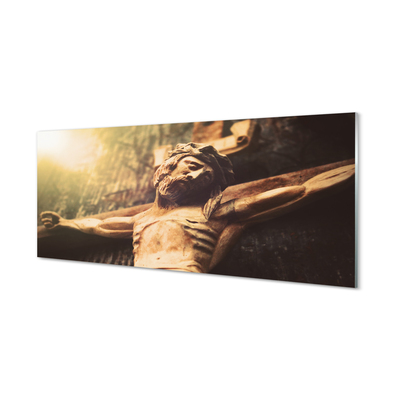 Kitchen Splashback Jesus wood