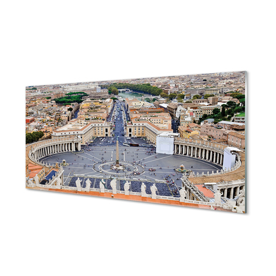 Kitchen Splashback Rome Vatican Panorama Square