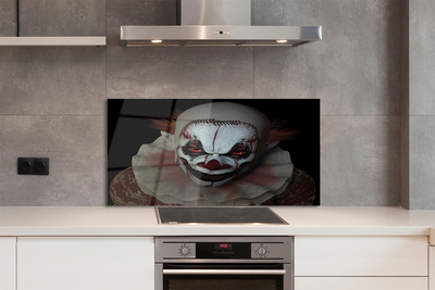 Kitchen Splashback the scary clown