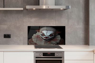 Kitchen Splashback the scary clown