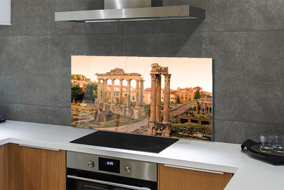 Kitchen Splashback Rome Sunrise Roman Forum