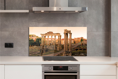 Kitchen Splashback Rome Sunrise Roman Forum