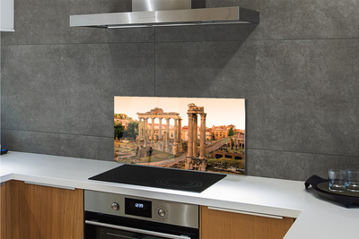 Kitchen Splashback Rome Sunrise Roman Forum