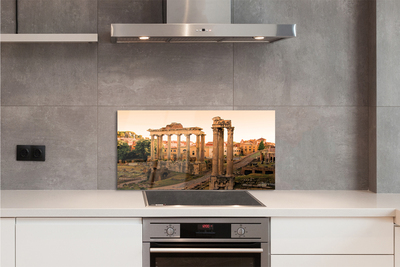 Kitchen Splashback Rome Sunrise Roman Forum