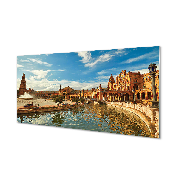 Kitchen Splashback Spain ancient architecture market