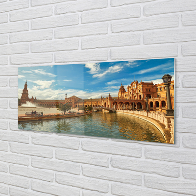 Kitchen Splashback Spain ancient architecture market