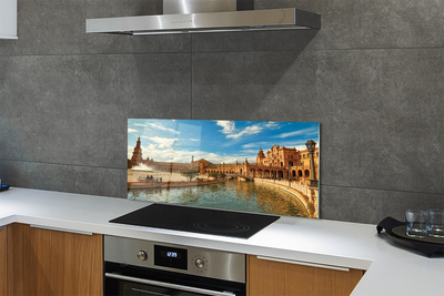 Kitchen Splashback Spain ancient architecture market