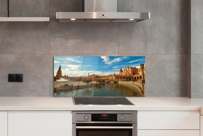 Kitchen Splashback Spain ancient architecture market