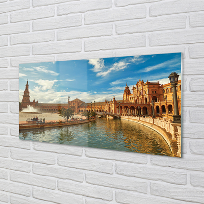 Kitchen Splashback Spain ancient architecture market