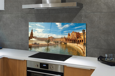 Kitchen Splashback Spain ancient architecture market