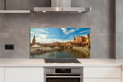 Kitchen Splashback Spain ancient architecture market