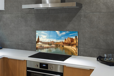 Kitchen Splashback Spain ancient architecture market