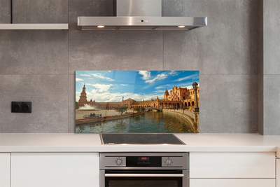 Kitchen Splashback Spain ancient architecture market