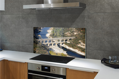 Kitchen Splashback Rome River Aqueduct