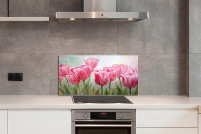 Kitchen Splashback tulips pictures