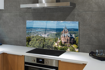 Kitchen Splashback Germany Panorama of the castle of the city