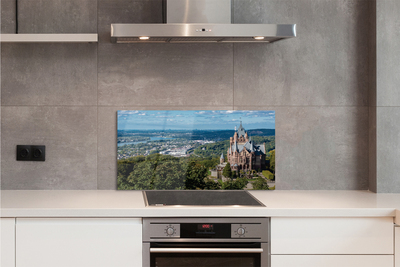 Kitchen Splashback Germany Panorama of the castle of the city