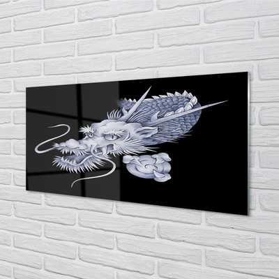 Kitchen Splashback Japanese dragon head