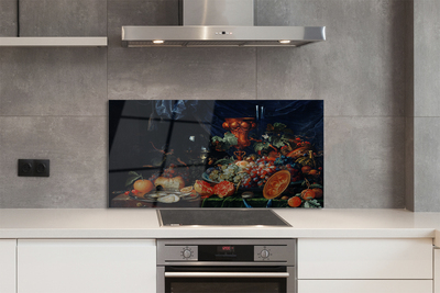 Kitchen Splashback Fruit Still Life