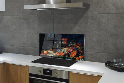 Kitchen Splashback Fruit Still Life