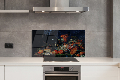 Kitchen Splashback Fruit Still Life