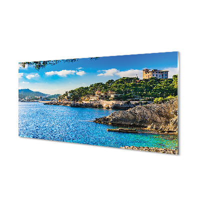 Kitchen Splashback Mountains to the coast Spain Sea